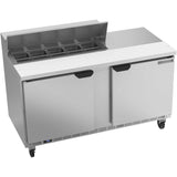 Beverage Air SPE60HC-10, 60" Sandwich Prep Table Solid Door