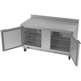 Beverage Air WTF60AHC, 60" Worktop Solid Door Freezer