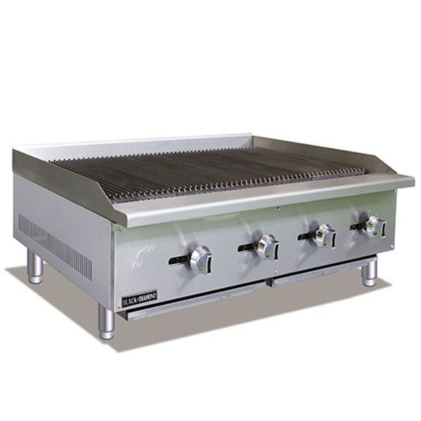 Black Diamond BDECTC-48, 48"  Standard Series Gas Charbroiler