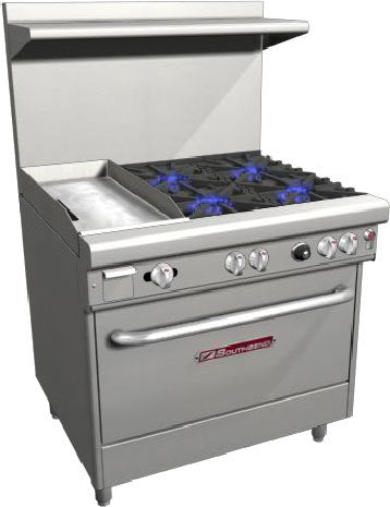 Southbend 4361A-1G, 36" Wide Convection Oven Ultimate Range w/ 12" Griddle