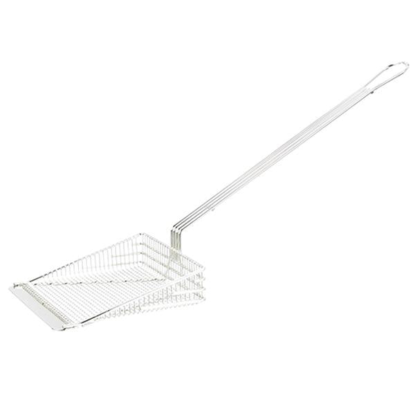 Prince Castle 698, Fryer Scoop/Skimmer, 8" x 8", 15-1/2" Handle, 1/4" Mesh