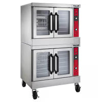 Vulcan VC44GD, 88,000 Btu Gas Double Deck Convection Oven w/ Solid State Controls