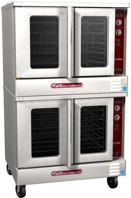 Southbend SLES/20SC, 22,000 Watt Electric Double Deck Convection Oven w/ Solid State Controls (Standard Depth)