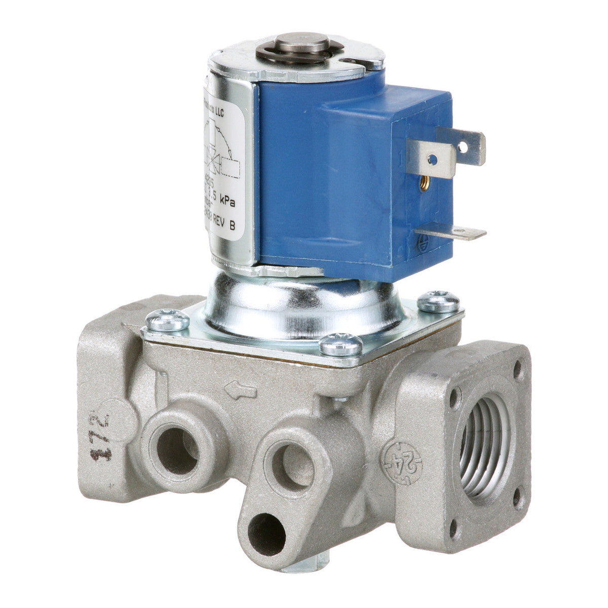 Johnson Controls H91DA-7, Gas Solenoid Valve, 1/2 in, 120V