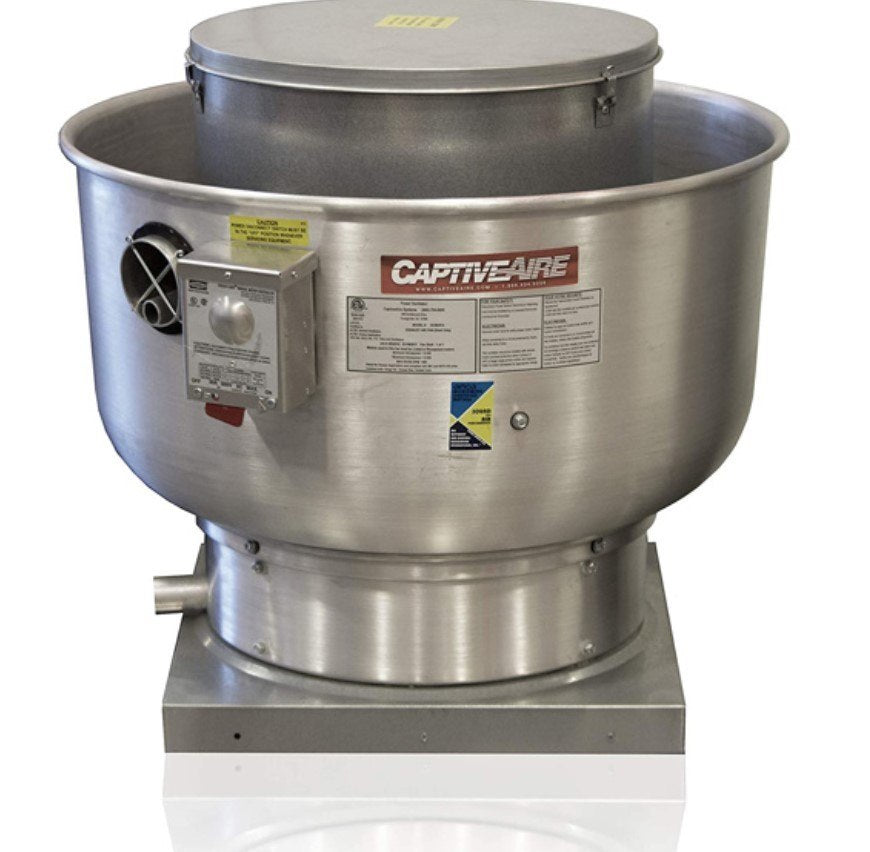 Captive-Aire CAS-DU33HFA, High Speed Direct Drive Centrifugal Upblast Exhaust Fan