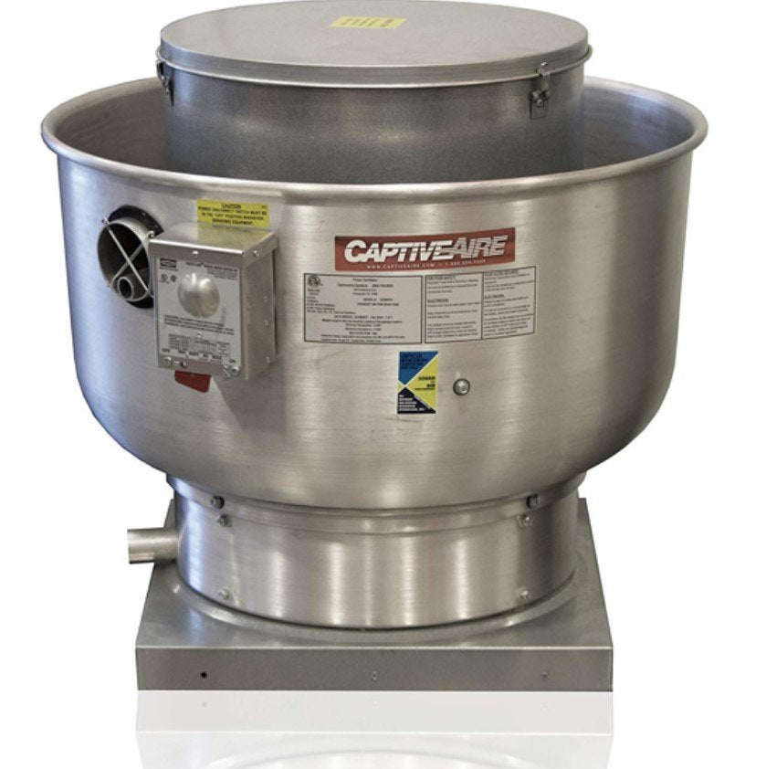 Captive-Aire CAS-DU300HFA, Centrifugal Upblast Direct Drive DU300HFA Roof Mounted
