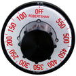 Robertshaw 4590-096, Heavy Duty 2" Oven Dial, OFF-550-100