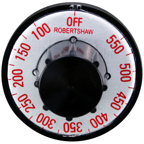 Robertshaw 4590-096, Heavy Duty 2" Oven Dial, OFF-550-100