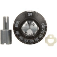 Mavrik 221028, 2" BJ Thermostat Knob Kit, OFF-LOW-250-550-BROIL