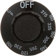 Dean 816-0139, Thermostat Control Knob, Off-375F
