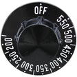 MagiKitchn 60159801-C, Thermostat Knob, Off/200-550F