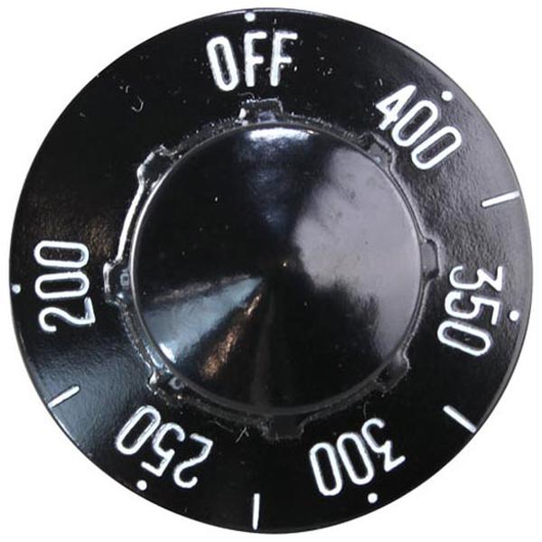 Star 2R-1182156, Knob, Thermostat, Off-200-400F, Black
