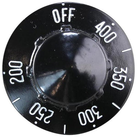 Star 2R-1182156, Knob, Thermostat, Off-200-400F, Black