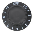 Delfield 3234557, Infinite Control Knob, Off-Lo-1-6-Hi