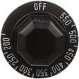 Bakers Pride AS-S1055A, Thermostat Knob, Off-200-550°F