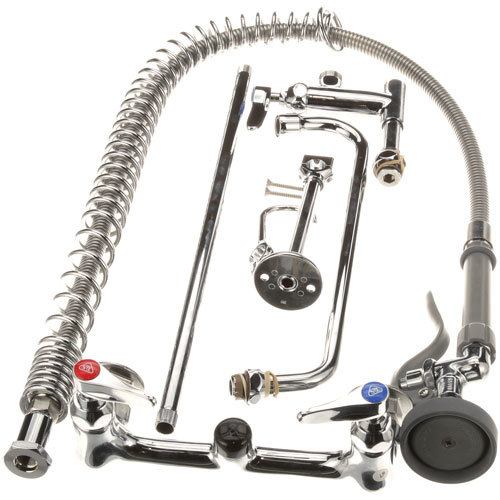 T&S Brass 0133ADF12B, PRE RINSE WALL MNT W/ ADD-ON