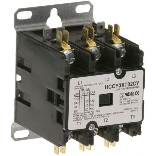 Cleveland 101351, CONTACTOR 3P 30/40A 120V