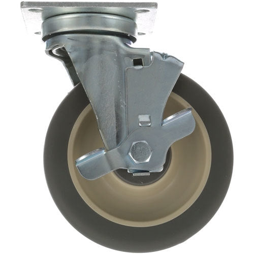 Vulcan 00-410118-00021, PLATE MNT CASTR W/BRK 5 W 3-1/2 X 3-1/2