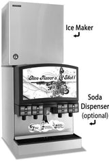 Hoshizaki FS-1501MLJ-C, 1386 Lbs Ice/24Hr Cublet Flake Ice Machine, Remote Air Cooled Serenity Series