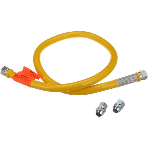Dormont 1675NPFS60, COATED GAS CONNECTOR 3/4" MPT X 60"