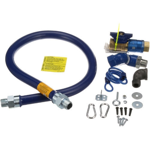 Dormont 1675KITCFS48, DELUX GAS CONNECTOR 3/4" PIPE  48" LENGTH
