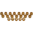Mavrik 263672, 3/16" Brass Ferrules, Pack of 20