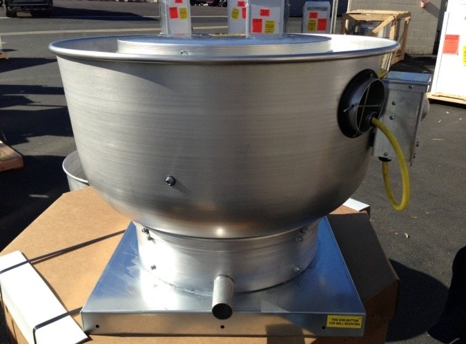 Ventilation Direct VXD50 - Premium, Food Truck Premium Efficiency, Low Profile, Grease Rated, Upblast, Direct Drive, 1500 CFM, 1PH