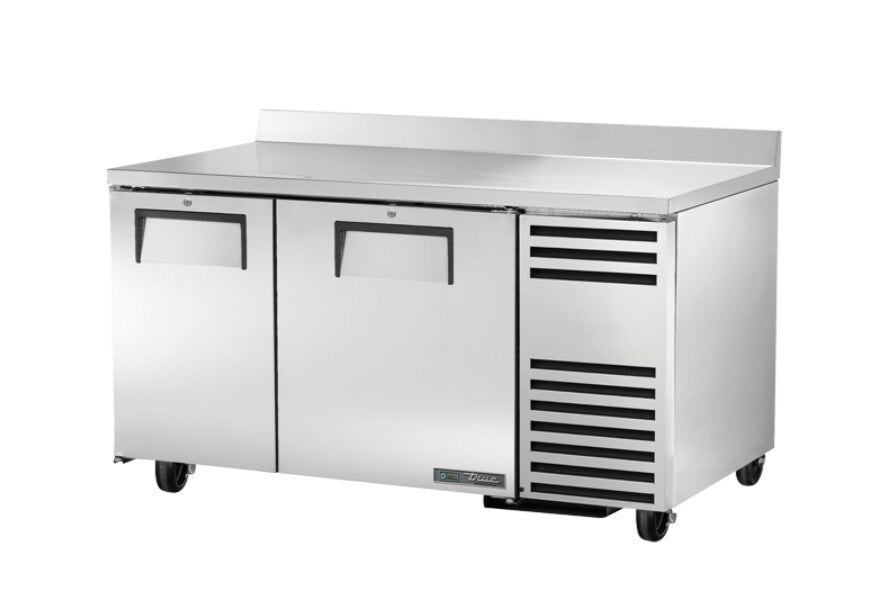 True TWT-60-32-HC, 60" 2 Solid Swing Door Deep Worktop Refrigerator