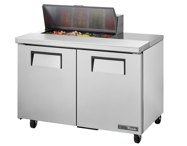 True TSSU-48-08-HC, 48" 2 Door Sandwich / Salad Prep Unit, includes (8) 1/6 size pans
