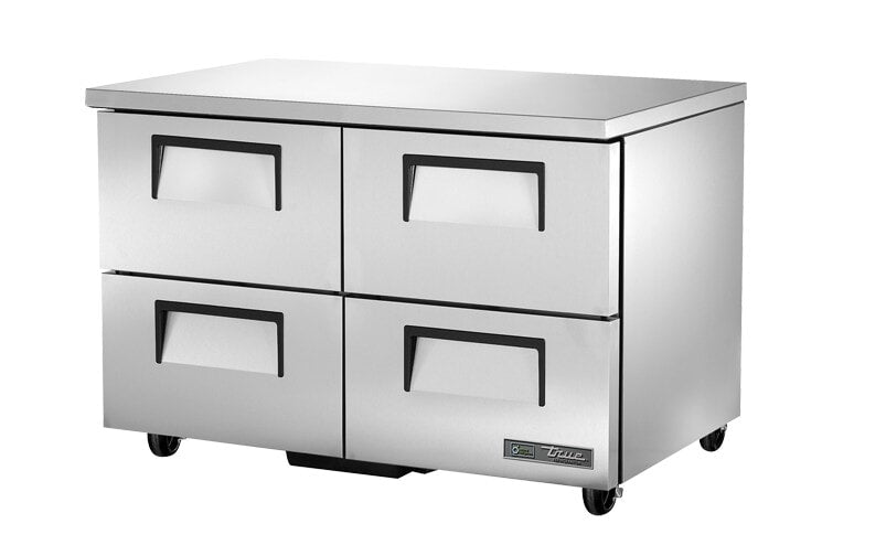 True TUC-48D-4-HC, 48" 4 Solid Drawer Undercounter Refrigerator