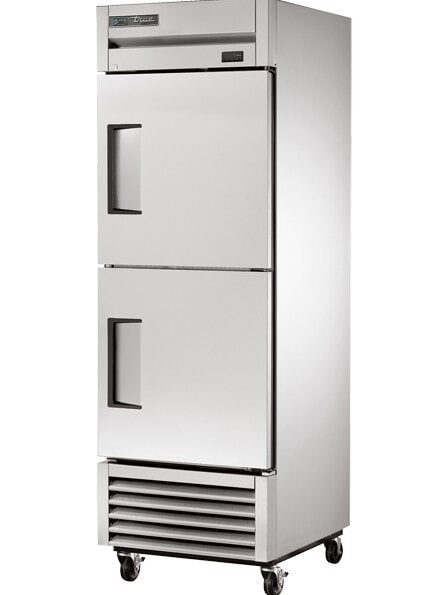 True T-23F-2-HC, 2 Half Door, 23 cu ft Reach-In Freezer