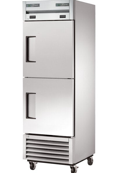 True T-23DT-HC, 27" 2 Solid Swing Door Dual Temperature Reach-In Refrigerator