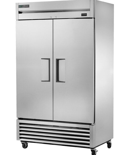 True T-43-HC, 47" 2 Solid Swing Door Reach-In Refrigerator