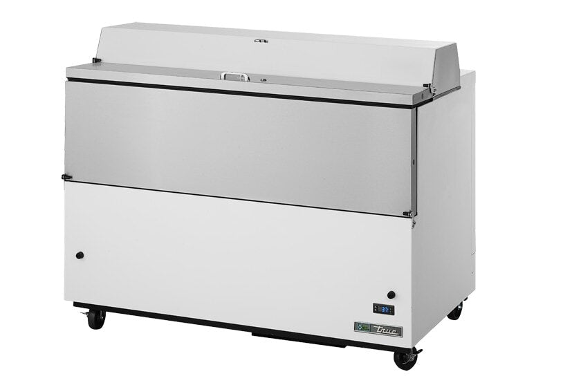 True TMC-58-HC, 58" 2 Door Single Sided Milk Cooler, 16 Crate Capacity