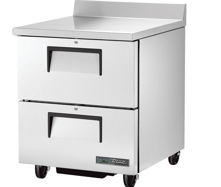 True TWT-27D-2-HC, 27" 2 Solid Drawer Worktop Refrigerator