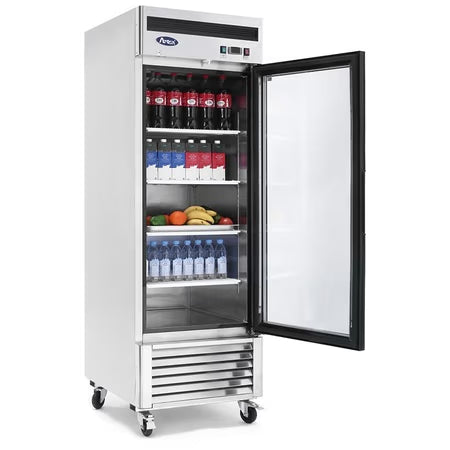 Atosa MCF8701GR, 27" 1 Glass Door Reach-In Freezer