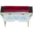 Blodgett 15549, Red Signal Indicator Light, 125V, Rectangular, 1200 Series