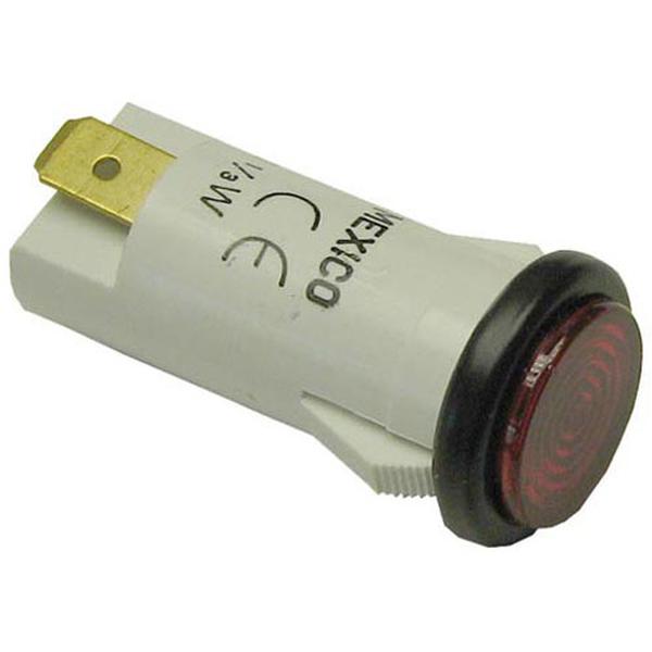 Delfield 219-4190, Red Pilot Signal Light, 125V