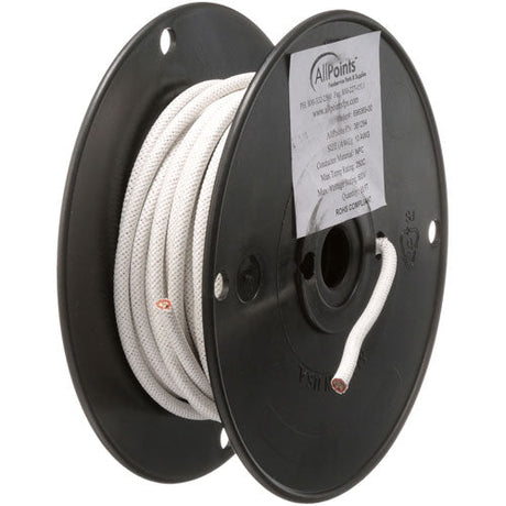 Mavrik 381294, High Temperature Wire, 10 ga White, SRGN, 50 ft Roll