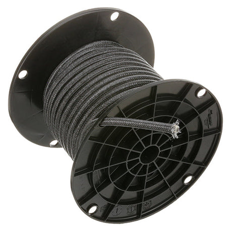 Mavrik 381308, High Temperature Wire, 8 ga Black, SF2, 50 ft Roll