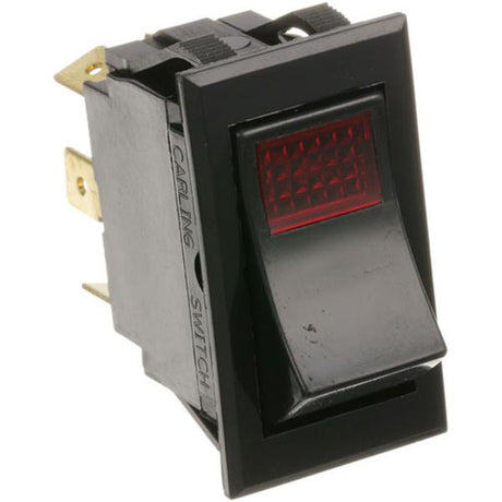 Garland 1872404, Lighted Rocker Power Switch, Red, 250V