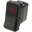 Nu-Vu 50-1355, Lighted Rocker Switch, On/Off