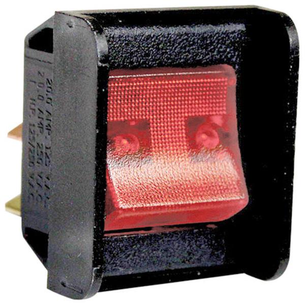 Duke 212280, Amber Lighted Rocker Switch, 250V