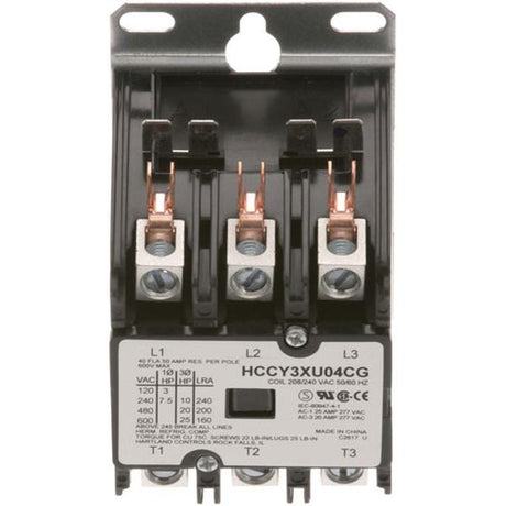 Grindmaster C036A, Contactor, 3 Pole, 50A, 208/240V