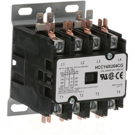 Middleby Marshall A25787, Contactor, 4 Pole, 40/50A, 208/240V Coil
