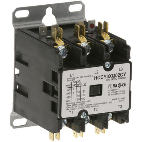 Frymaster 8070703, Contactor, 3-Pole, 30/40A, 24V Coil