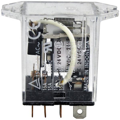Pitco PP11124, Relay with Mounting Tab, SPDT, 24VDC, 15A