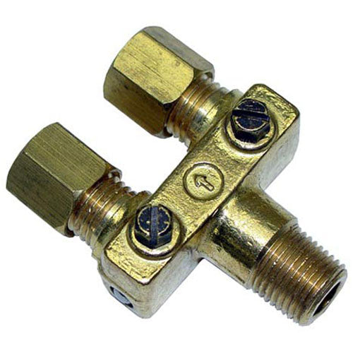 Mavrik 521054, Twin Adjustable Gas Filter, 1/8 in MPT x Two 3/16 in CCT