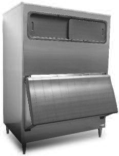 Hoshizaki B-1300SS, 1300 lbs of Ice Storage, Stainless Steel Bin