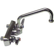 T&S Brass 1115, Workboard Faucet, Wall Mount, 4" Centers, 6" Nozzle
